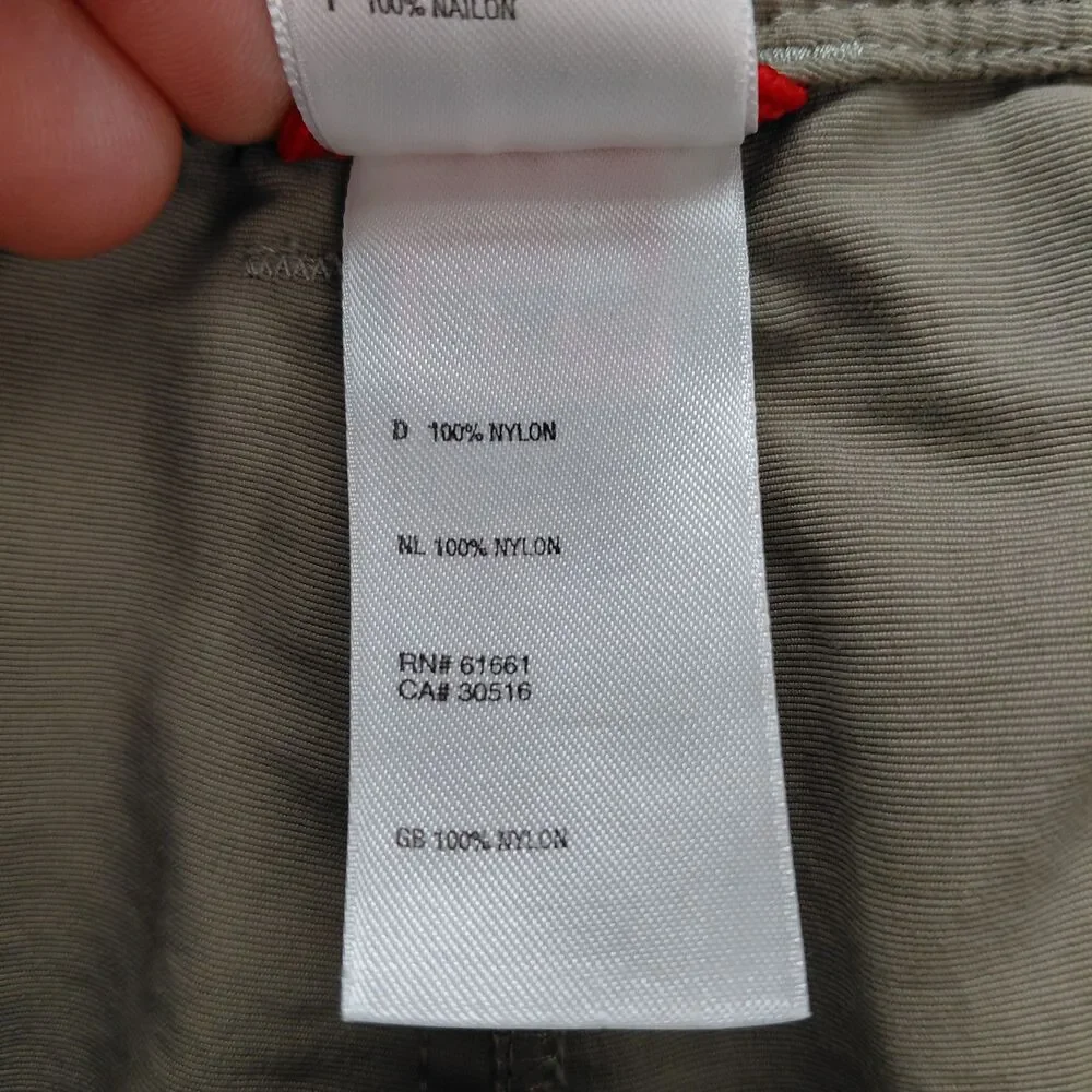 The North Face Paramount Peak Convertible Pants Mens Medium Beige Belted Outdoor
